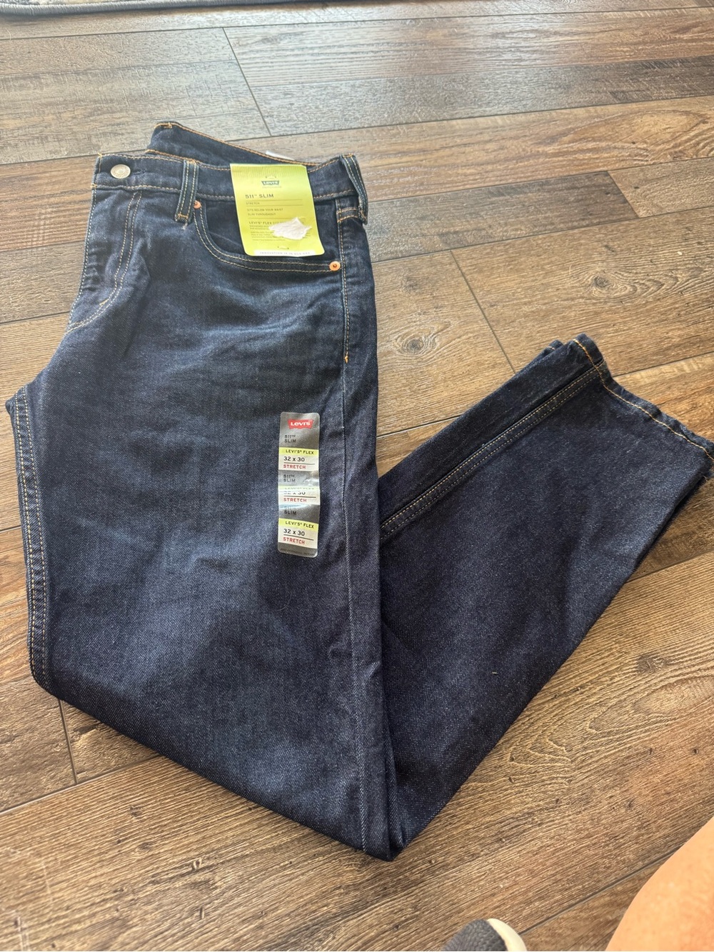 Levi's 511 Men's Slim Jeans - Size 32x30 - Deep Navy Blue